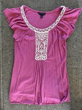 Banana Republic Flutter Sleeve Top